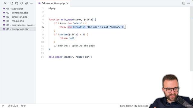 34-07. Exception Handling Safeguard смотреть онлайн