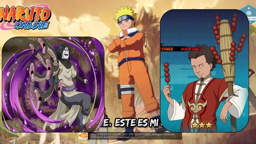 Orochimaru [New Year] и Прорывы на Hiruzen Sarutobi [New Year] Игра Naruto Online смотреть онлайн