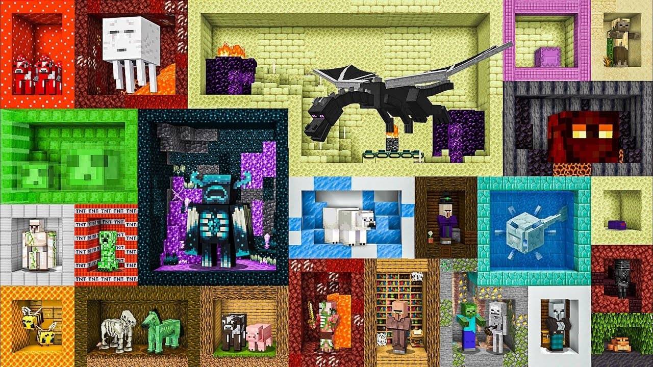 Я Поймал 127 МОБОВ за 24 ЧАСА в Майнкрафт… смотреть онлайн