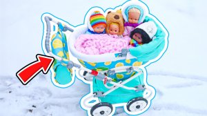 Как малыши собираются гулять? ❄️🧣 Весёлые зимние сборы в детском саду!