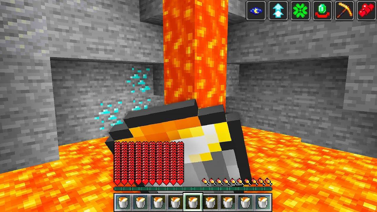 Майнкрафт, но с СУПЕР СПОСОБНОСТЯМИ ИЗ НОВЫХ БЛОКОВ! смотреть онлайн