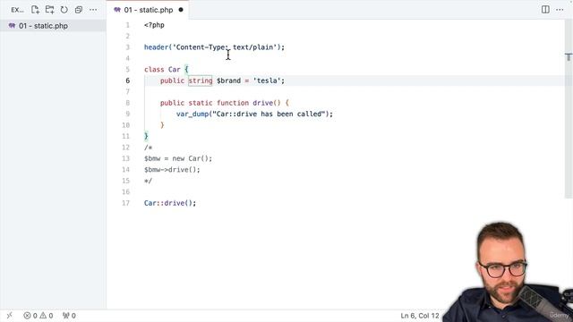 34-02. Static Methods & Variables смотреть онлайн