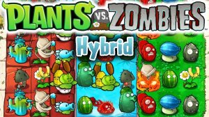 Растения против зомби PvZ Hybrid 3.7 Plants vs Zombies  Прохождение