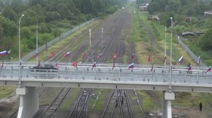 По обновленному мосту через железную дорогу в Унече открыли движение