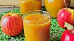 ЯБЛОЧНЫЙ СОК С МЯКОТЬЮ НА ЗИМУ😋👍