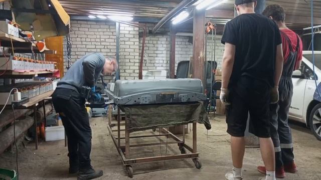 Продолжение сборки батареи.