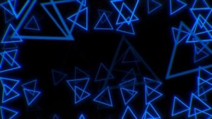 Геометрический футаж - синие треугольники ¦ Фон для видео ¦ Все для монтажа