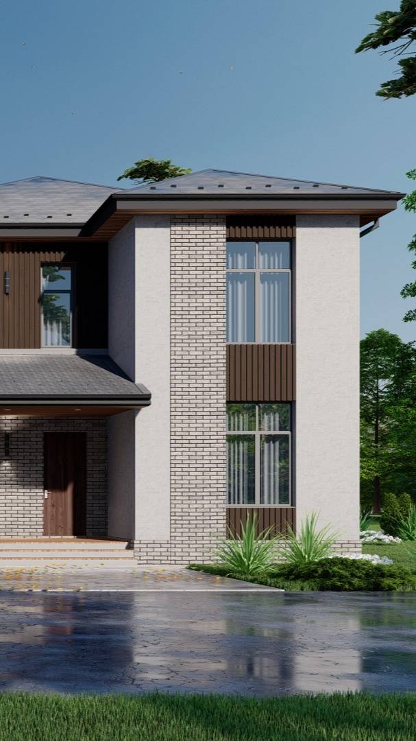 Проект двухэтажного дома 185кв смотреть онлайн