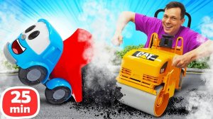 Ремонт дороги и поиск сокровищ ⛔️ Мультики про приключения