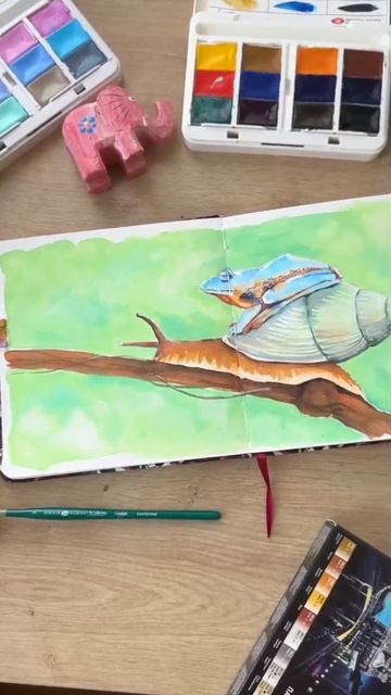 💫 Рисуем новый сюжет акварелью! Полный подробный урок уже ждет вас в группе 🧡
#dariartschool смотреть онлайн