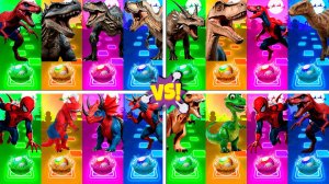 Динозавры МЕГАМИКС 25-28 уровни - Мультики про Динозавров | МУЛЬТФИЛЬМЫ ДИНОЗАВРЫ в Tiles Hop