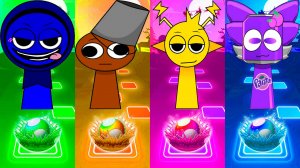 Спрунки Клип| Топ Песня Про Спрунки | 188 уровень в Тайлес Хоп Tiles Hop