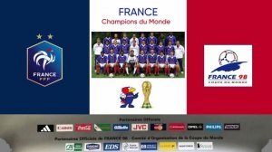Champions du Monde de la Coupe du Monde 98 - France