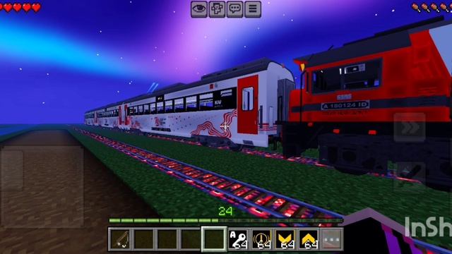 Поезд в Майнкрафт! смотреть онлайн