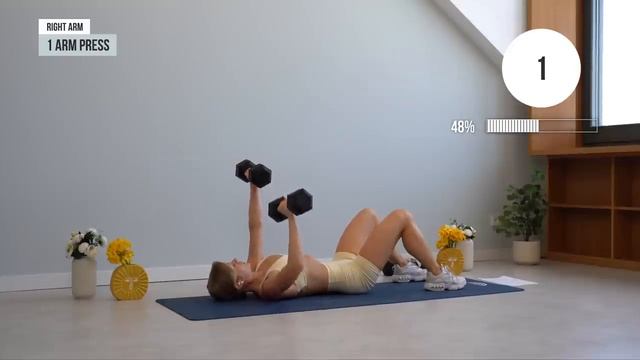 Growingannanas Calisthenics 35 MIN HIIT AND STRENGTH Workout With Weights (Full Body)