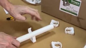 Пластиковая опора IPF держатель клипса 20 мм с защёлкой для труб и гофры