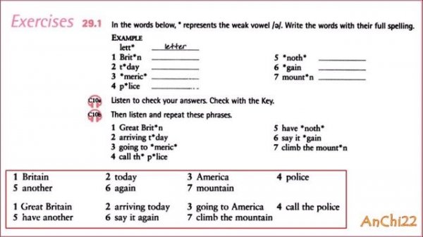 Unit 29 Wait a minute - where's the waiter? - English Pronunciation in Use Elementary