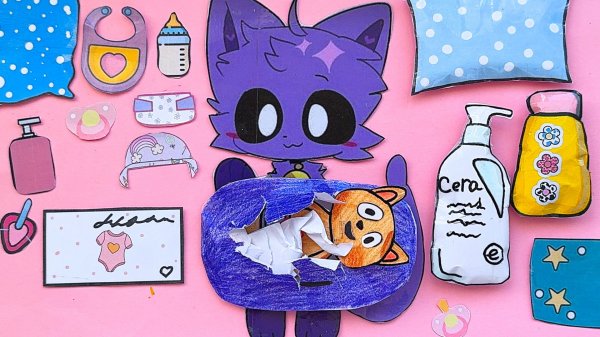 Catnap беременна / бумажные процедуры / Асмр видео