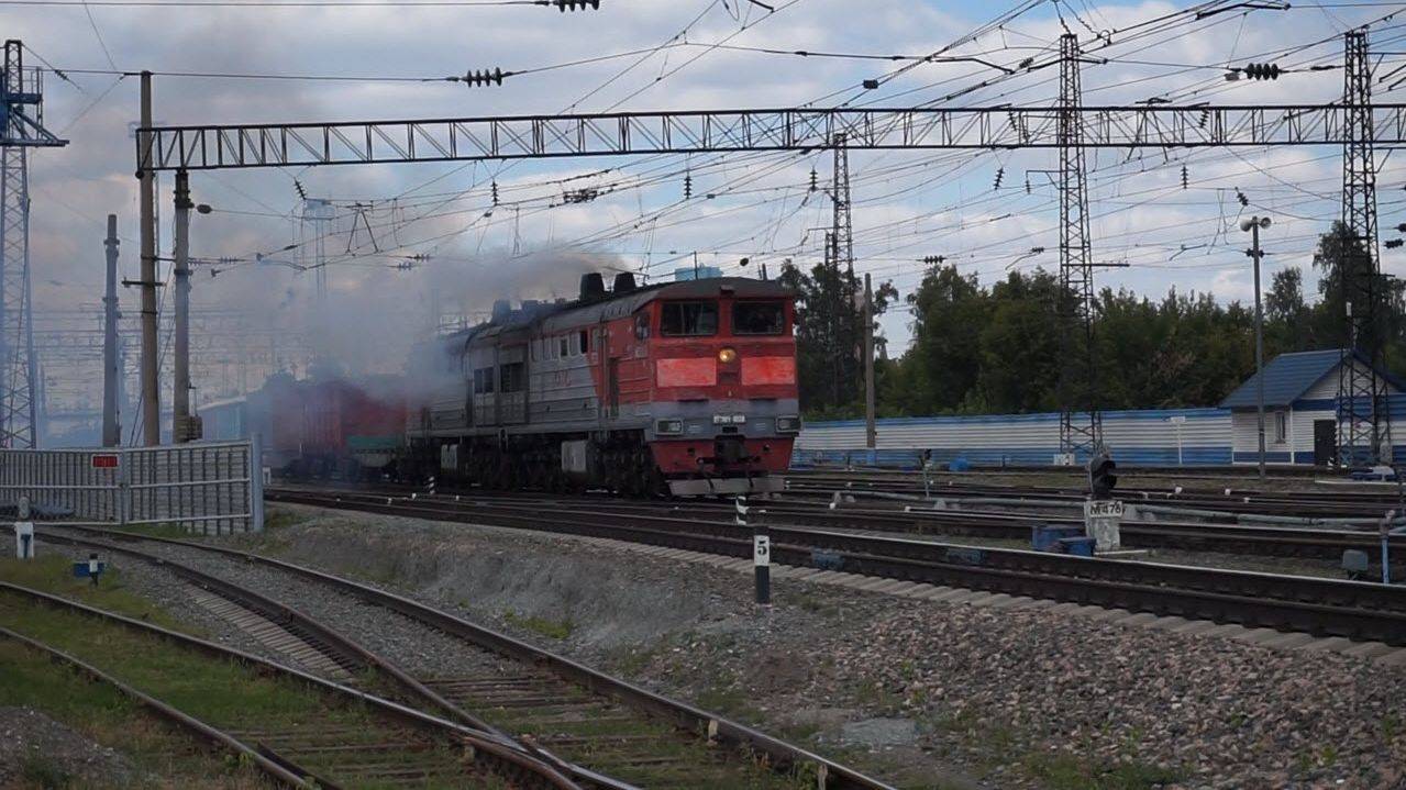 Тепловоз 2ТЭ10У-0538. Звук 10Д100.