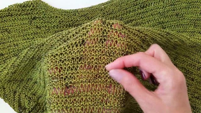 Тонкости вязания зеленого джемпера / Минимизируем количество кончиков