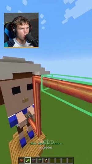 Как Построить Скакалку в Minecraft?🤯 546% #shorts #шортс #minecraft #майнкрафт #вмайнкрафт #майн