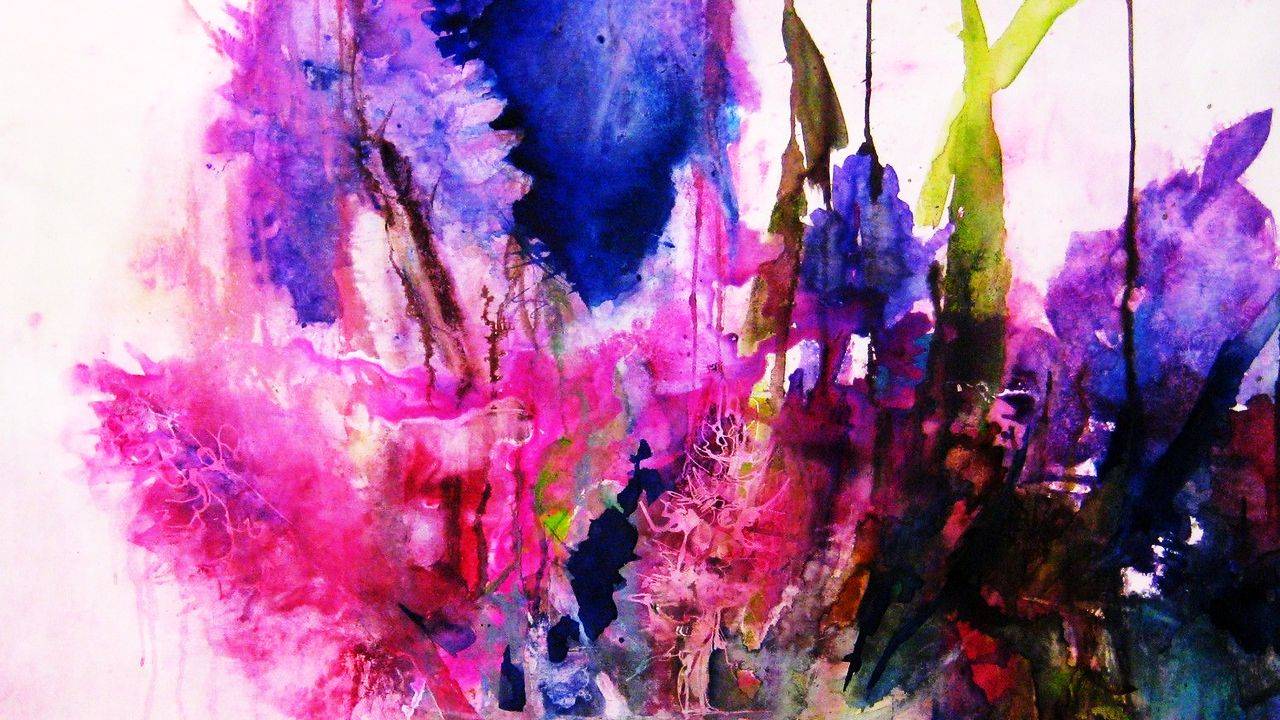 Цветочные акварели художника Elke Memmler смотреть онлайн