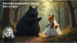 🤪 АУДИОСКАЗКА | «Кот и Лиса» | Русская народная сказка | Как хвастун Котофей женился на Лисе!