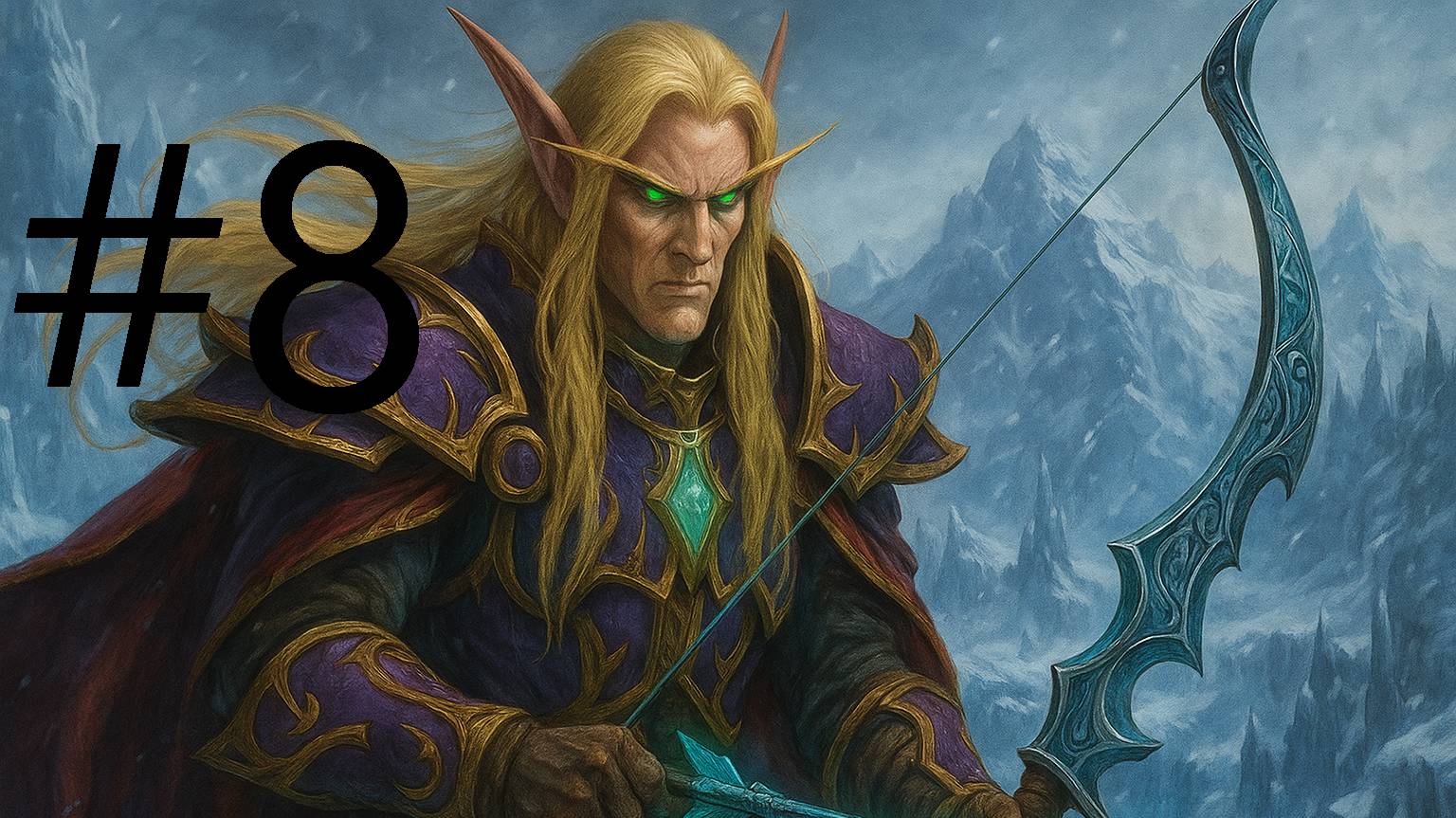 #8 Warcraft III Кампания ночных эльфов , Ужас из глубин. Два брата смотреть онлайн