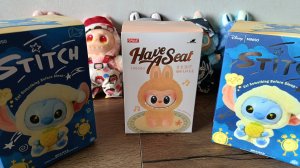 Новые Стич и Лабубу! Повторка?!распаковка.