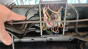 проводка на раме Газон Next