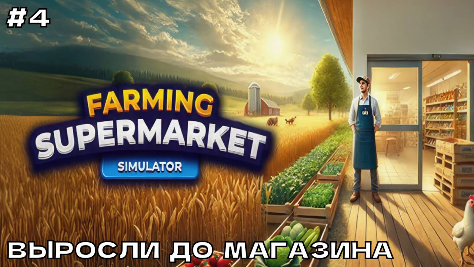 Farming & Supermarket Simulator #4 Выросли до магазина. смотреть онлайн