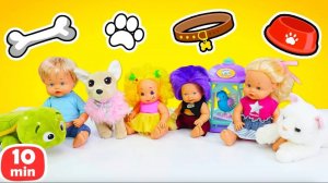 Мой детский сад – Ухаживаем за животными – Игрушки для детей и куклы пупсы Беби Бон