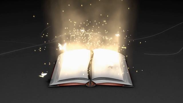 Волшебная книга сказок открывается / футаж смотреть онлайн