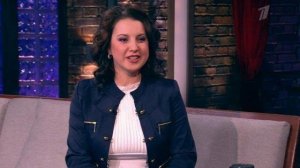 Фигуристка и телеведущая Ирина Слуцкая. Вечерний Ургант. Фрагмент выпуска от 13.03.2013