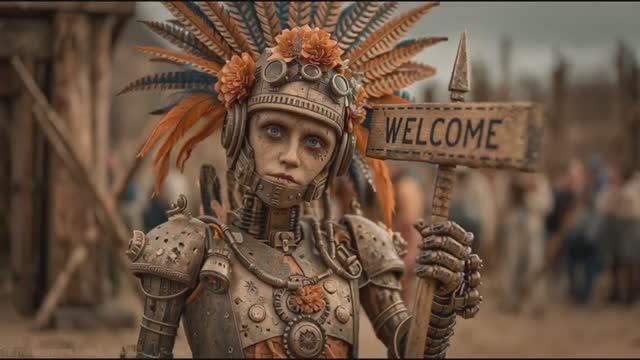 Robots, Rhythm & Realms – Steampunk Egypt, Aztec Skies & Antarctic Ice AI Art смотреть онлайн