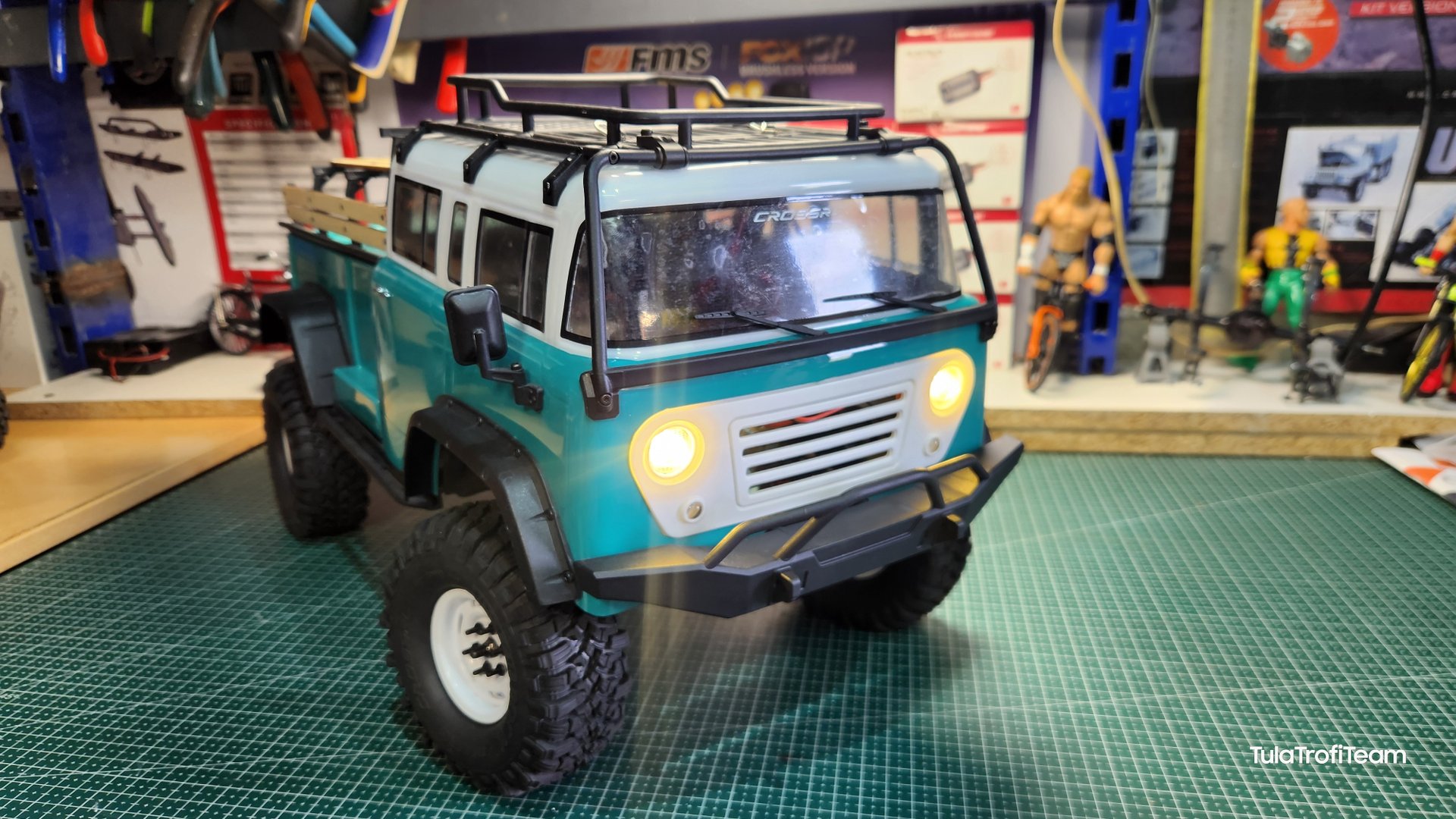 Jeep Jt4 из KIT набора от cross-rc смотреть онлайн
