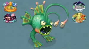 Фанглер - Все Песни и Анимации Монстра (My Singing Monsters, Мои Поющие Монстры, Msm, Мсм)