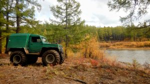Доставка запчастей для МТЛБу. 400 км бездорожья на самодельном вездеходе.