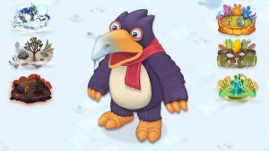 Пингван - Все Песни и Анимации Монстра (My Singing Monsters, Мои Поющие Монстры, Msm, Мсм)