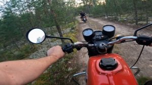 ЯВА 638 и ИЖ Планета 5, катаемся по лесу