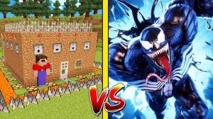 ВЕНОМ 2 ПРОТИВ САМЫЙ ЗАЩИЩЕННЫЙ ДОМ! НУБ И ДЕВУШКА ПРО В МАЙНКРАФТ ТРОЛЛИНГ ЛОВУШКА