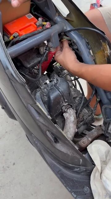 Очередной ремонт Дио 27 #shorts ##shortvideo #short #shots #love #remix #automobile