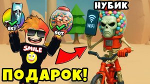 Прокачка Нубика в Брейнрот Эволюшн Роблокс