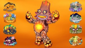 Лаватёка - Все Песни и Анимации Монстра (My Singing Monsters, Мои Поющие Монстры, Msm, Мсм)