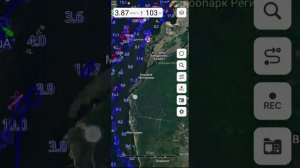 Карта глубин Европейской России для iPhone и Android