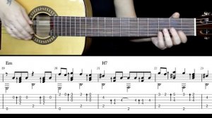 Снег кружится  / На гитаре demo + подробный разбор / Ноты табы