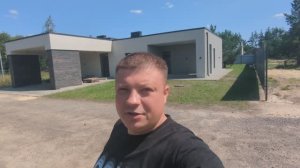 Семейный   дом с плоской крышей и двумя террасами  в Староживотинном