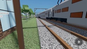 Электропоезд двухэтажный эв-2 проследует на главный путь