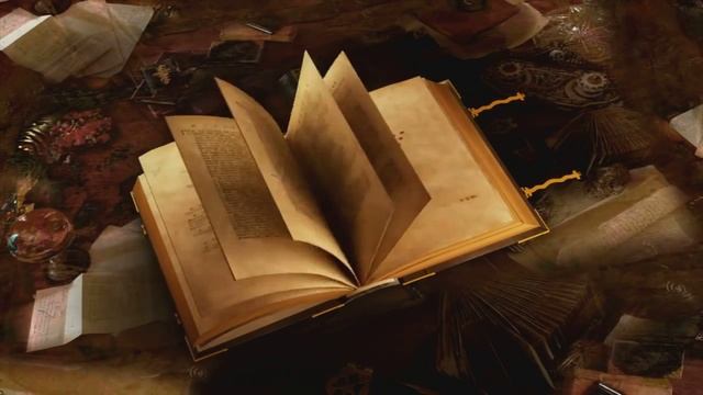 Волшебная Книга сказок закрывается / футаж смотреть онлайн