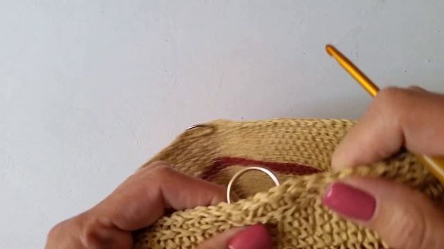 Новые сумки / Шляпа из рафии / Как вязала сумку / Процессы